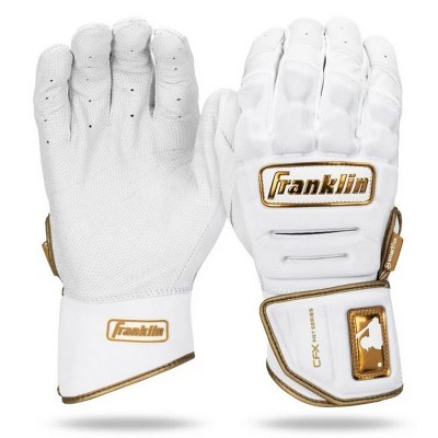 Franklin Adult CFX PRT Series Batting Gloves S White | Gold