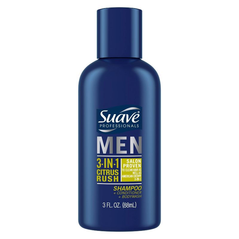 Suave Men Professionals 3-in-1 Shampoo + Conditioner + Body Wash, Citrus Rush, 3 of 8