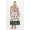 Women's Plus Size Annabel Print Maxi Dress - ivory | CITY CHIC - 4 of 4