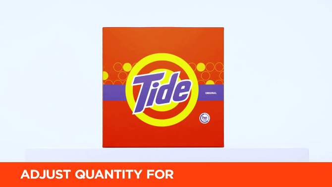 Tide Original Plus Bleach Powder Laundry Detergent - 144oz, 2 of 8, play video