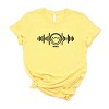 Simply Sage Market S.W.Smiley Headphones Music Short Sleeve Tee - 2 of 4