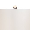 Pacific Coast Lighting Ainsley 30" Tall Large Modern Coastal End Table Lamp Navy Blue Wave Ceramic Single White Shade Living Room Bedroom Bedside - 3 of 4