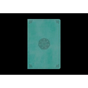 ESV Value Compact Bible, Red Letter (Trutone, Turquoise, Emblem Design) - (Leather Bound) - 1 of 1