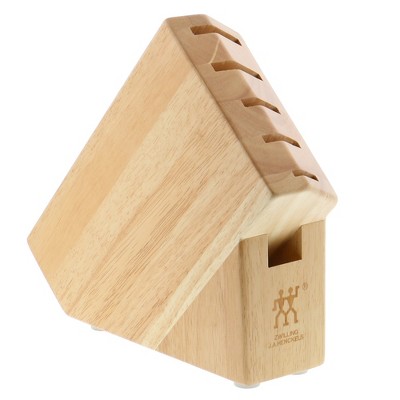 ZWILLING Pro Rubberwood Studio 6-slot Knife Block