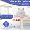 BestMassage Cat Tree 54/62/70/81 Inch Cat Tower with Sisal Scratching Post - 4 of 4