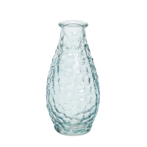 Transpac Glass 5.5 in. Clear Everyday Bumpy Vase - 1 of 2