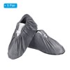 Unique Bargains Reusable Washable Thickened Non-Slip Office Shoe Covers 5 Pairs - 3 of 4