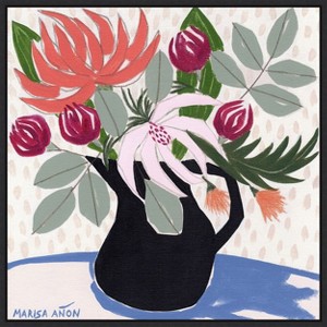 Amanti Art April Florals 12 by Marisa Anon Canvas Wall Art Print Framed 22 x 22-in. - 1 of 4