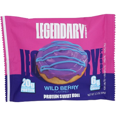 Image of Legendary Foods Protein Sweet Rolls Wildberry - Case of 8 - 2.3 oz