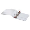 Cardinal Treated ClearVue Locking Slant-D Ring Binder, 3 Rings, 4" Capacity, 11 x 8.5, White - 3 of 3