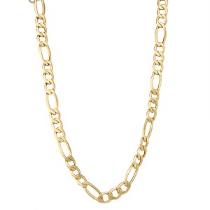 Giorgio Di Vicenza Men's 14K Gold 7.2mm Figaro Chain Necklace - 1 of 2