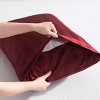 3 Pieces Satin Stripe Duvet Cover Set, Ultra-Soft & Luxury Comforter Cover Set  - NTBAY - 3 of 4
