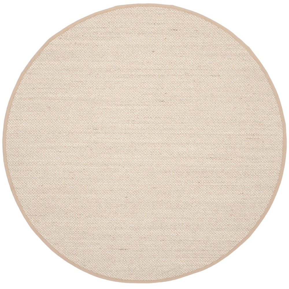 4'x4' Round Zula Rug Maize/Linen Round - Safavieh