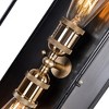 C Cattleya 2-Light Brass Outdoor Wall Lantern with Dark Bronze Finsh - 4 of 4