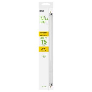 Feit Electric 8 W T5 0.63 in. D X 12 in. L Fluorescent Bulb Soft White Linear 2700 K 1 pk - 1 of 1