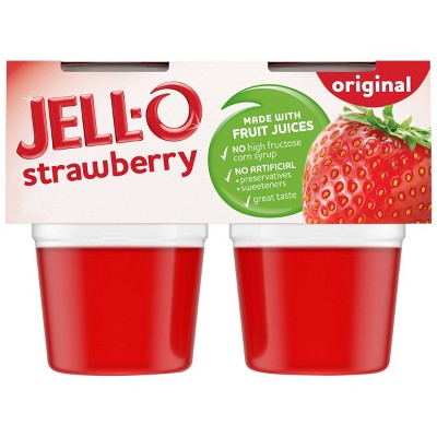 JELL-O Original Strawberry Gelatin - 13.5oz/4ct