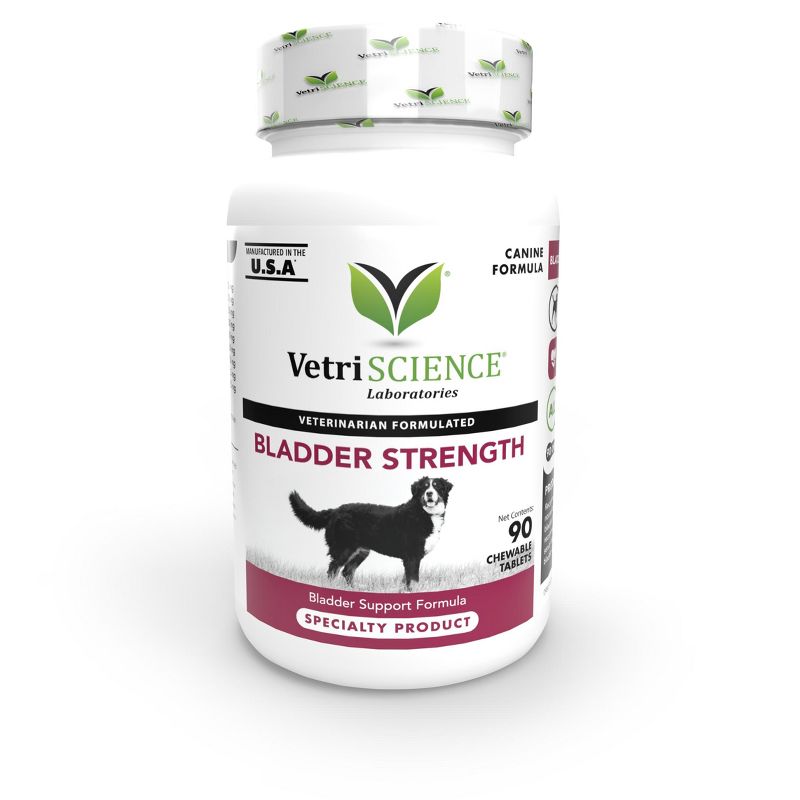 VetriScience Bladder Strength for Dogs, Urinary Tract Support, 90 Chewable Tablets, 1 of 4
