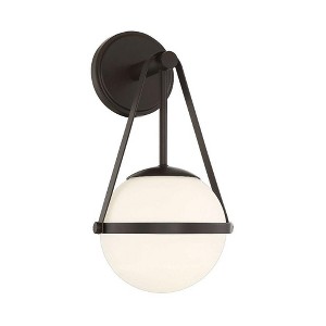 Savoy House Polson 1 - Light Wall Light in  Matte Black - 1 of 3