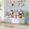 Kids Toy Storage Organizer, Kids Bookshelf and Toy Storage, Toddlers Bookshelf Toy Organizer for Kids Rooms - 4 of 4
