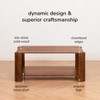 MH London Laurey Rectangle Modern Solid Wood Coffee Table For Living Room - 3 of 4