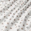 Floral Cotton Percale Fitted Crib Sheet - Hearth & Hand™ with Magnolia: Botanical, Farmhouse Style, OEKO-TEX Certified - 3 of 4