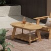 WestinTrends Outdoor Patio All-weather Modern Coffee Table - 2 of 3