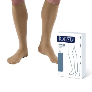 JOBST Relief Compression Stocking Knee High Beige Large 1 Ct - 1 of 3