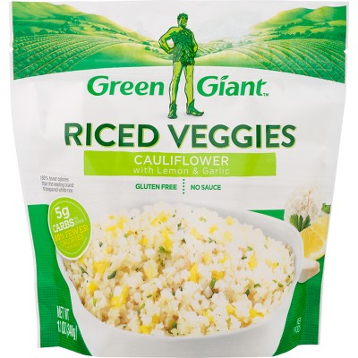Green Giant Riced Veggies - Frozen Cauliflower Lemon & Garlic - 10oz