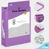 Enday 0.5-Inch 3-Ring View Binder With 2-Pockets - 6 Packs - 3 of 4