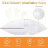 CAVINAS Bed Pillows Set of 2,Pillows with High-Density Support,Machine Washable Design,Hotel Quality Fluffy Pillows for Back,Stomach,Side Sleepers - 4 of 4