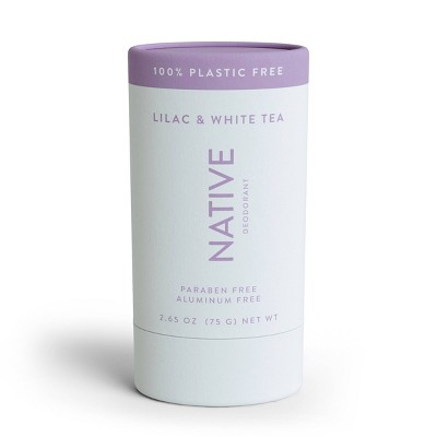 Native Plastic Free Lilac and White Tea Deodorant - 2.65oz
