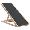 vidaXL Dog Ramp Gray 39.4"x15.7" Solid Wood Fir - 2 of 4