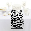 Big Dot of Happiness Cow Print - Petite Farm Animal Party Paper Table Runner - 12 x 60 inches - 2 of 4
