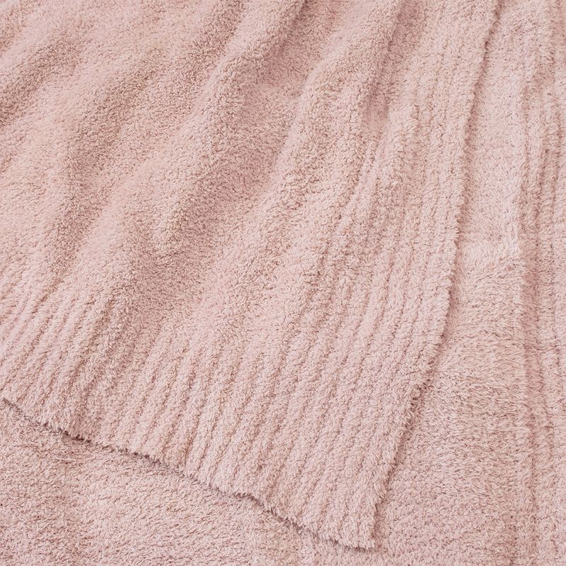 PAVILIA Plush Knit Throw Blanket for Couch Sofa Bed, Super Soft Fluffy Fuzzy Lightweight Warm Cozy All Season, 4 of 8
