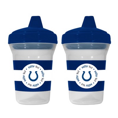 BabyFanatic Sippy Cup 2-Pack - NFL Indianapolis Colts - Officially Licensed Toddler & Baby Cup Set