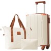 HDZNVF Luggage Sets 3 Piece Carry-on Suitcases with Wheels, TSA Lock for Men Women - 2 of 4