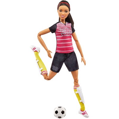 target soccer barbie