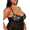 Adore Me Women's Brielle Babydoll Lingerie - 3 of 4