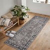 coucheta Washable Area Rug for Living Room, Multi-size Vintage Distressed Floral Non Slip Non-Shedding Carpet, for Home Office, Dining, Bedroom - 2 of 2