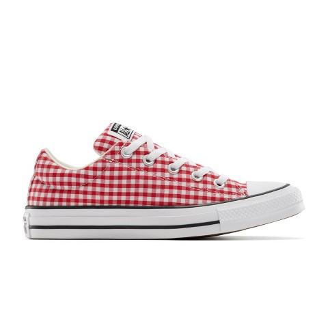 Женские кроссовки Converse Adult Chuck Taylor All Star Street Ox Low Top Sneakers - Red Gingham 9