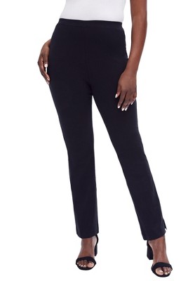 Jessica London Women's Plus Size Everyday Stretch Cotton Straight Leg
