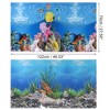 Unique Bargains Aquarium Background Poster Double-sided Aquarium Fish Tank Background Decorative Paper Sticker 1 Pc - 4 of 4