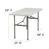 4ft folding table hot sale target