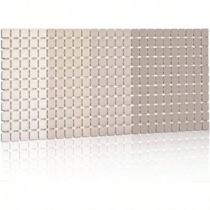 Extra Long Non - Slip Shower Mat with Suction Cups and Drain Holes - 34x 15.4 Inch Gradient Beige - 1 of 4