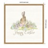 Amanti Art Farmhouse Easter VI Bunny by Tara Reed Canvas Wall Art Print Framed 22-in. W x 22-in. H. - 4 of 4