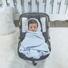 EVERYDAY KIDS Blue Baby Car Seat Blanket for Baby and Toddler Boys Baby Swaddle Wrap Blanket for Interior Car Seat; - 2 of 4