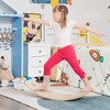Costway Wooden Wobble Balance Board Kids Adult 35''  Rocker Board Toy Support 660LBS - 2 of 4
