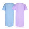 JEFFRICO 2 Pack House Dresses for Women with Pockets - Lightweight Breathable Short Sleeve Muumuu & Nightgowns - Women's Dusters - 4 of 4