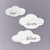 The Lakeside Collection Baby Nursery Decor - 3-Pc. Cloud Wall Sign - 3 of 4