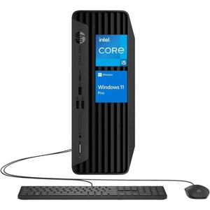 HP ProDesk 400 G9 SFF Desktop, Intel Core i5-13500, 8GB RAM, 256GB SSD, Wi-Fi 6, Non-backlit Keyboard, FreeDOS - 1 of 4